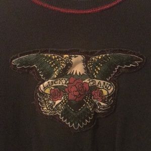 Lucky Brand long sleeve ribbed top